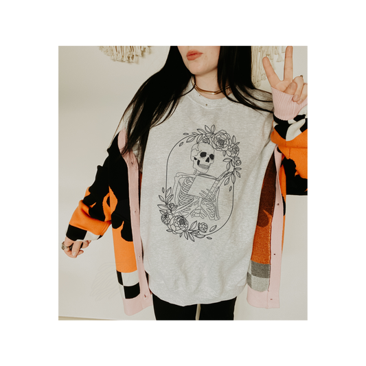 Reading Skeleton Shirt