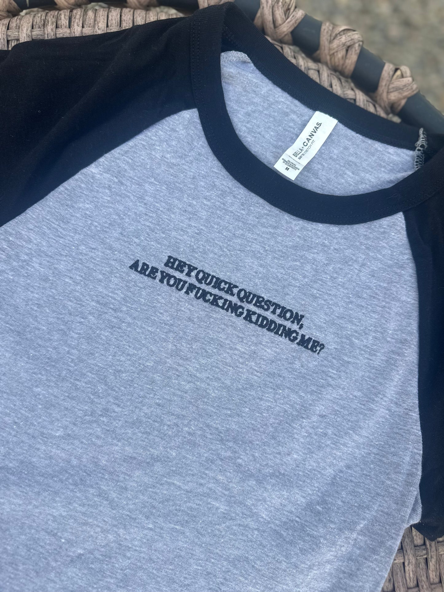 Question Crop Tee