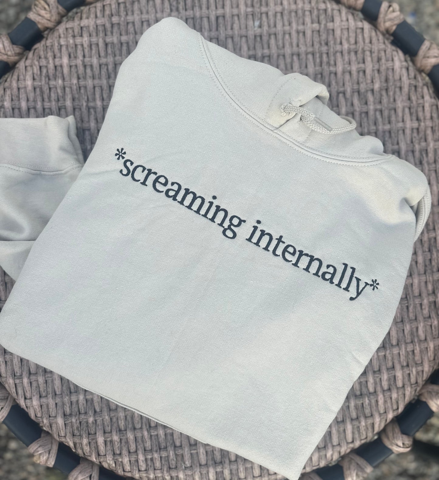 Screaming Internally Embroidered Sweatshirt