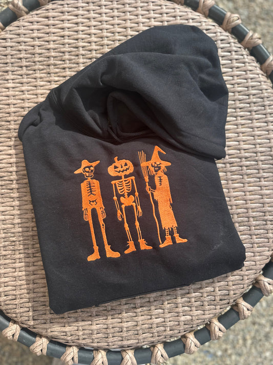 Halloween Embroidered Sweatshirt