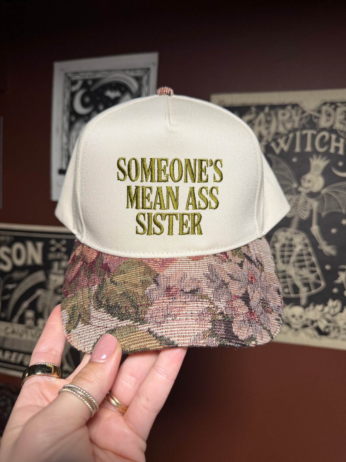 Olive Mean Ass Sister Hat