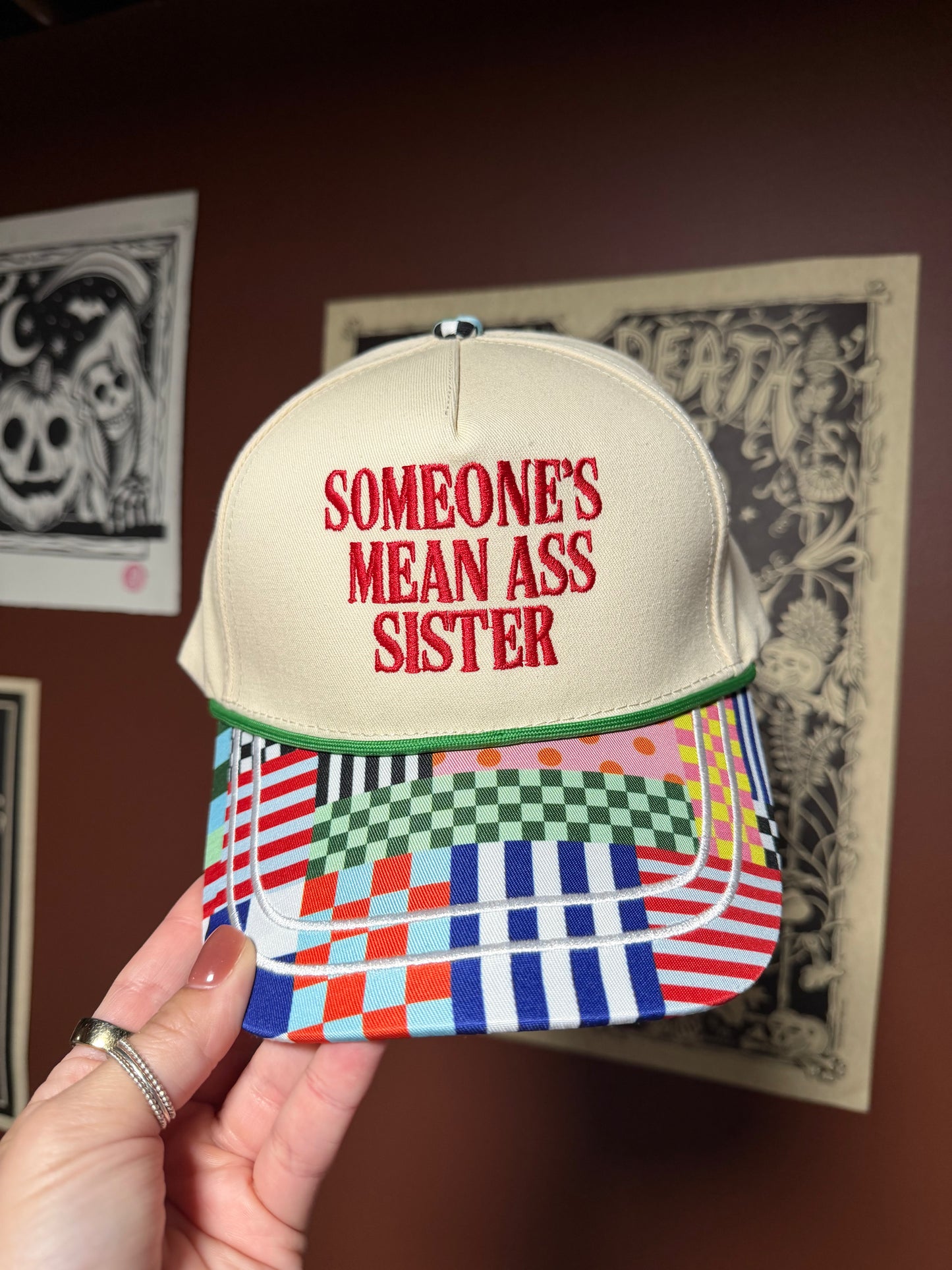 Colorful Mean Ass Sister Hat