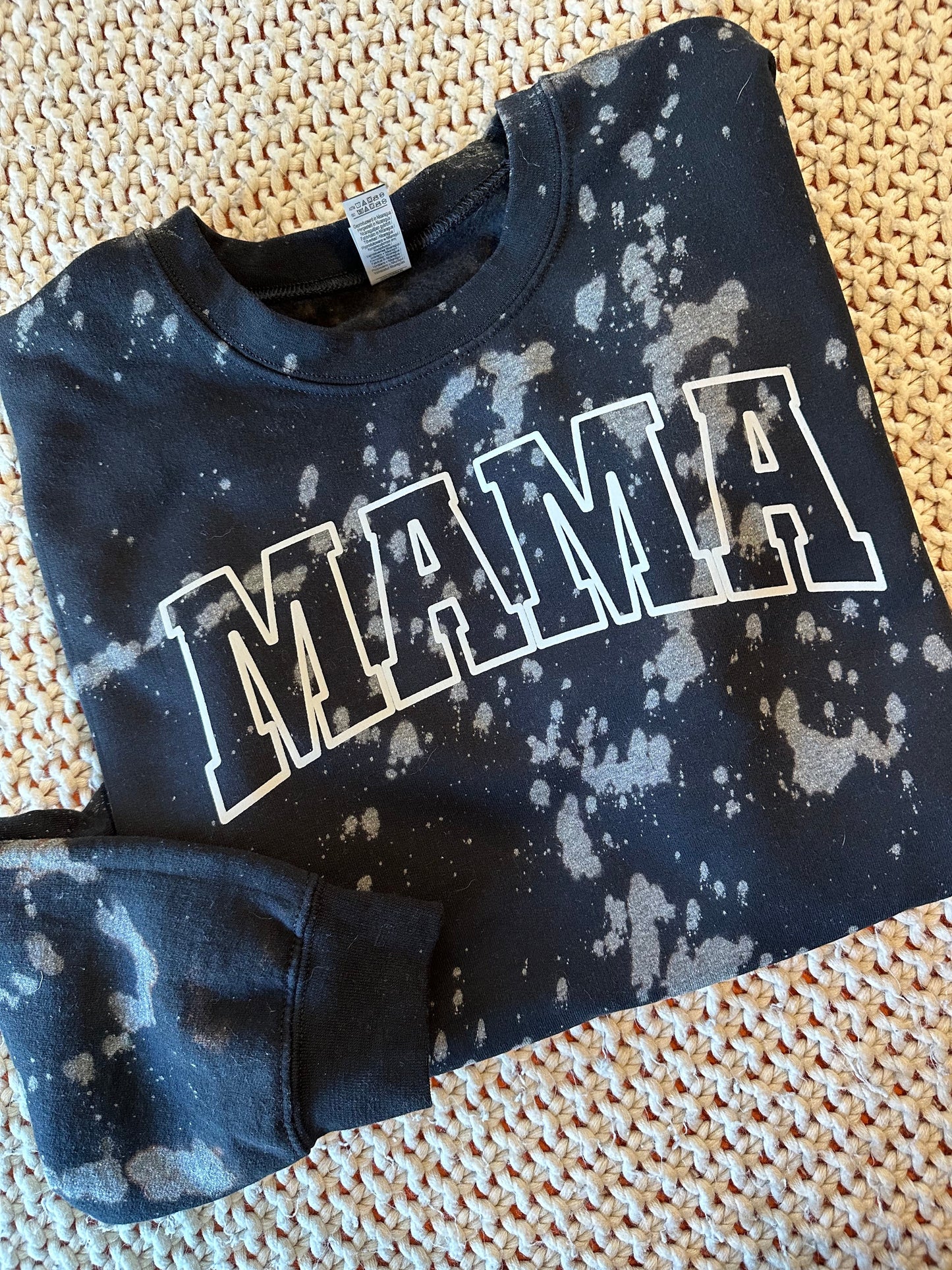 Mama Bleached Crewneck Sweatshirt