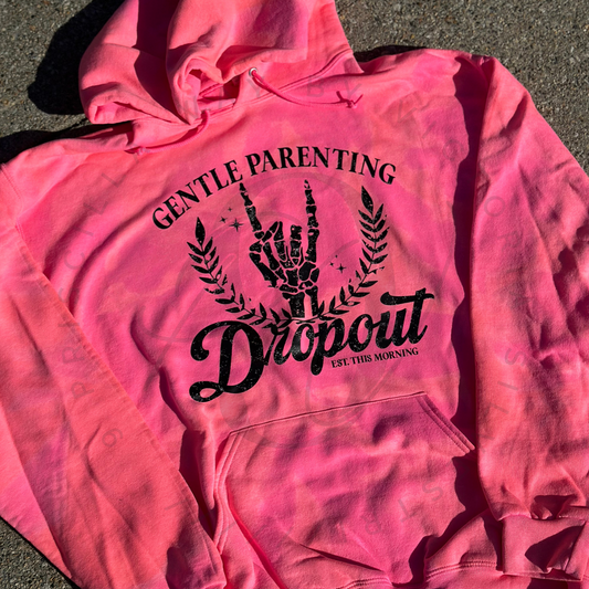 Gentle Parenting Dropout Bleached Hoodie