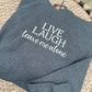 Leave Me Alone Embroidered Sweatshirt
