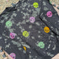 Neon Skulls Embroidered Sweatshirt