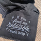Seek Help Embroidered Sweatshirt