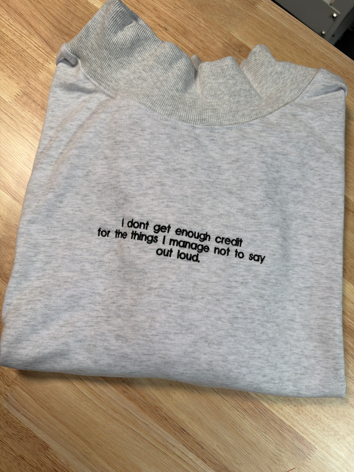 XL sweatshirt