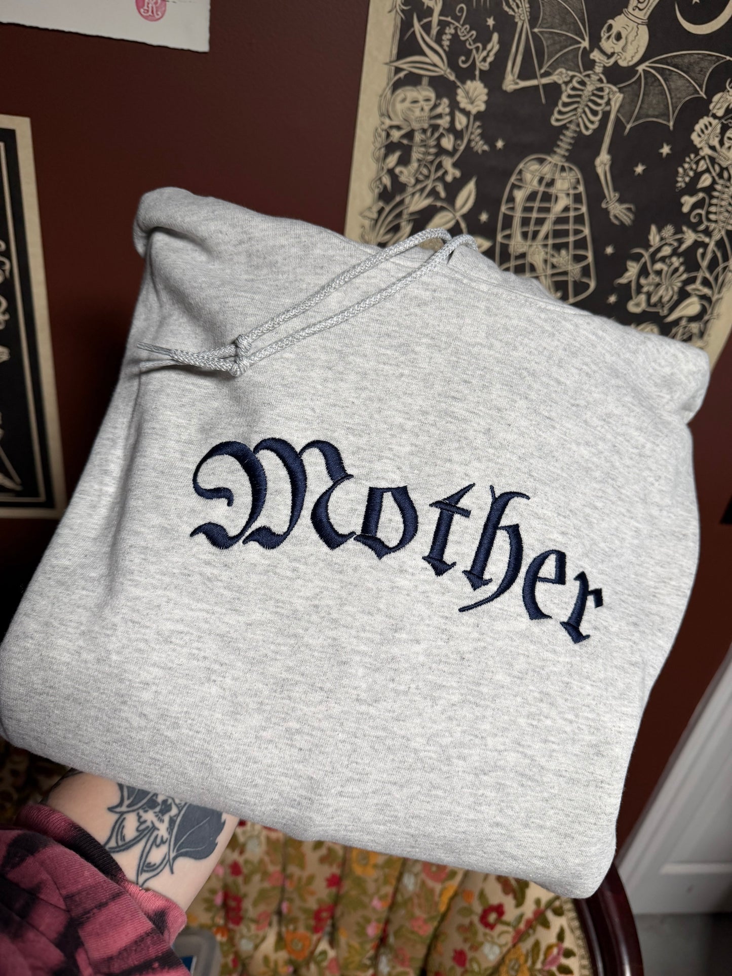 Mother Embroidered Sweatshirt