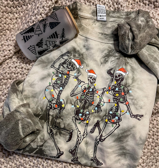 Christmas Dancing Skeletons Sweatshirt