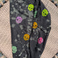Neon Skulls Embroidered Sweatshirt
