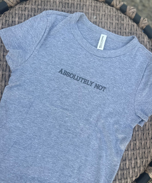 NOT Crop Tee