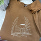 Coffee Embroidered Sweatshirt