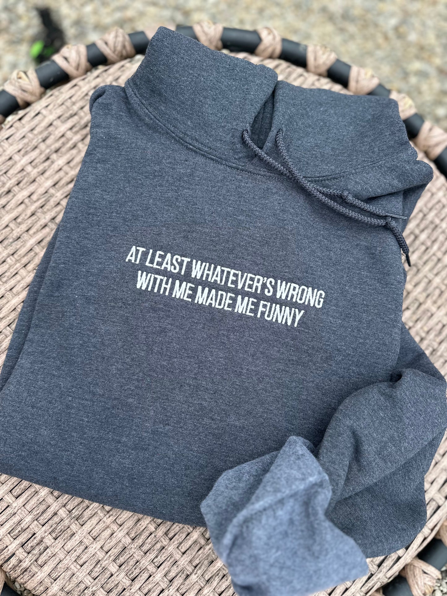 Made Me Funny Embroidered Sweatshirt