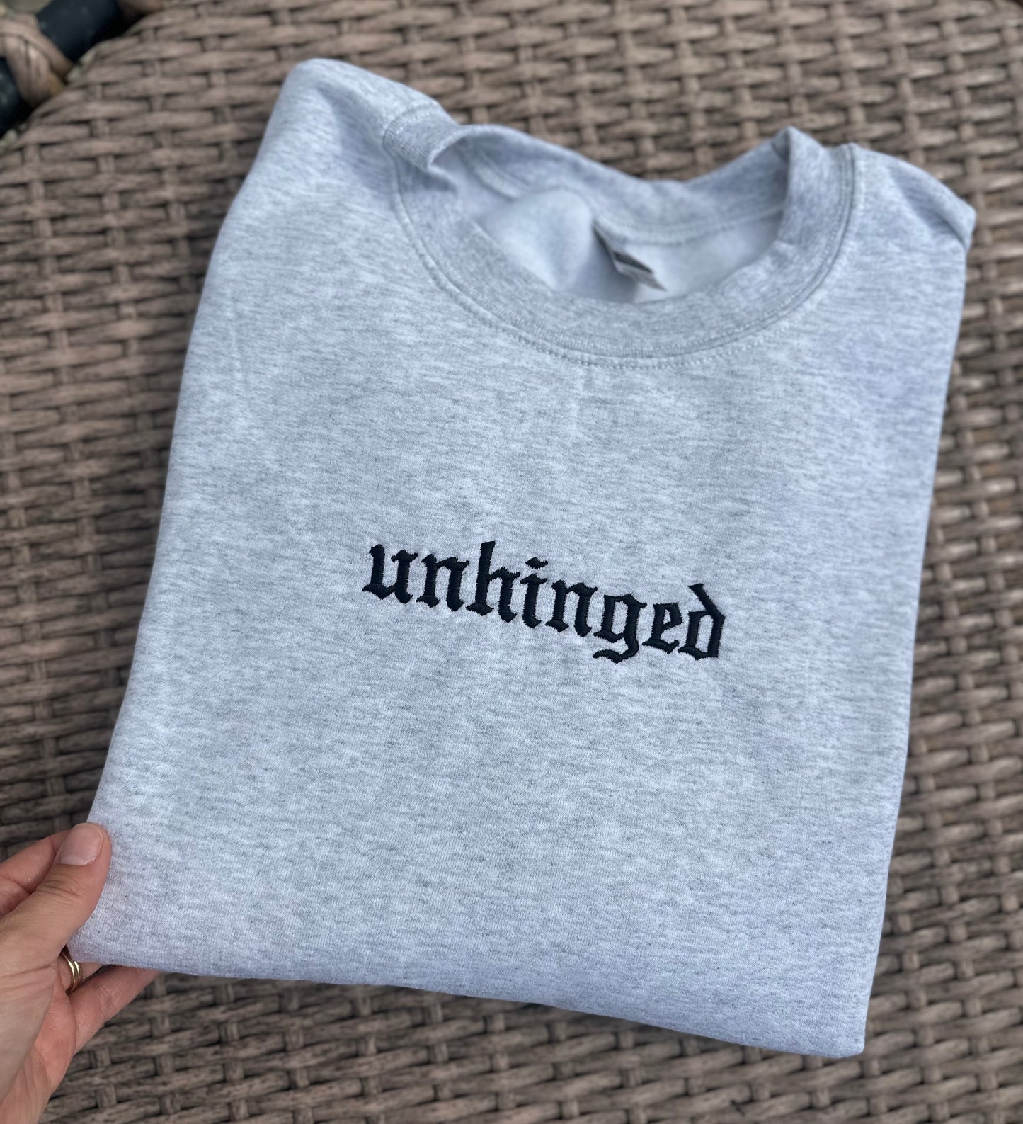 Unhinged Embroidered Sweatshirt