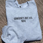 Hot Wife Embroidered Sweatshirt