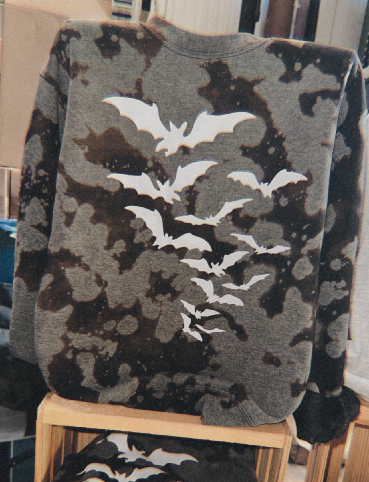 Bat Bleached Sweatshirt