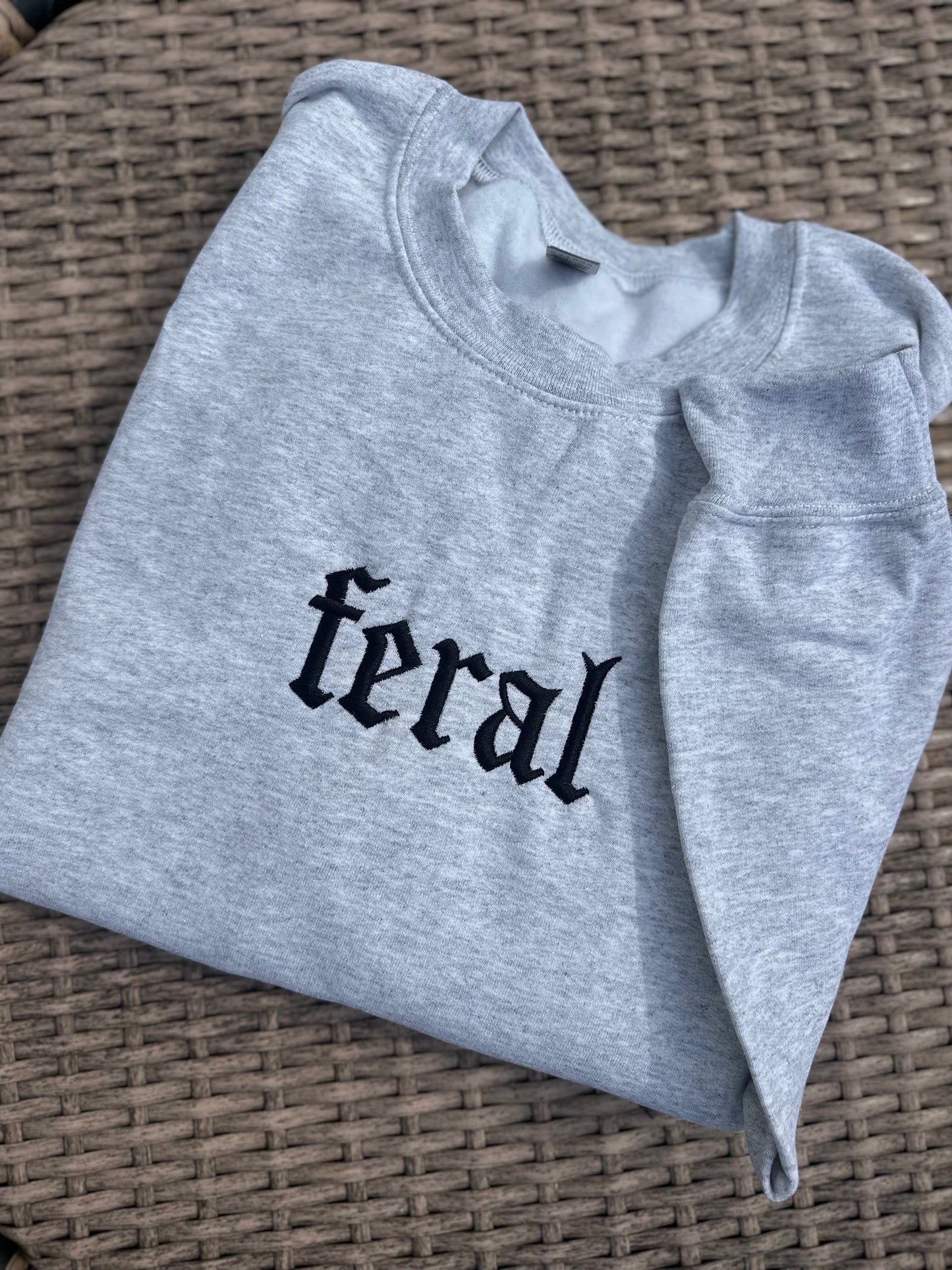 Feral Embroidered Sweatshirt