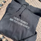 Friendly Reminder Embroidered Sweatshirt