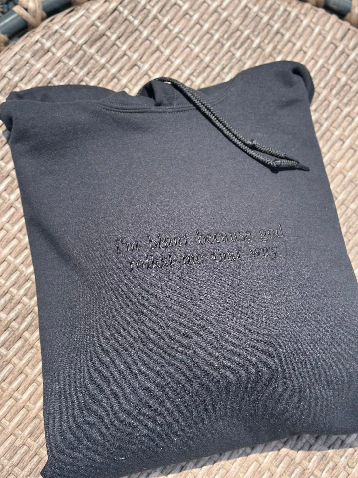 God Rolled Me That Way Embroidered Sweatshirt