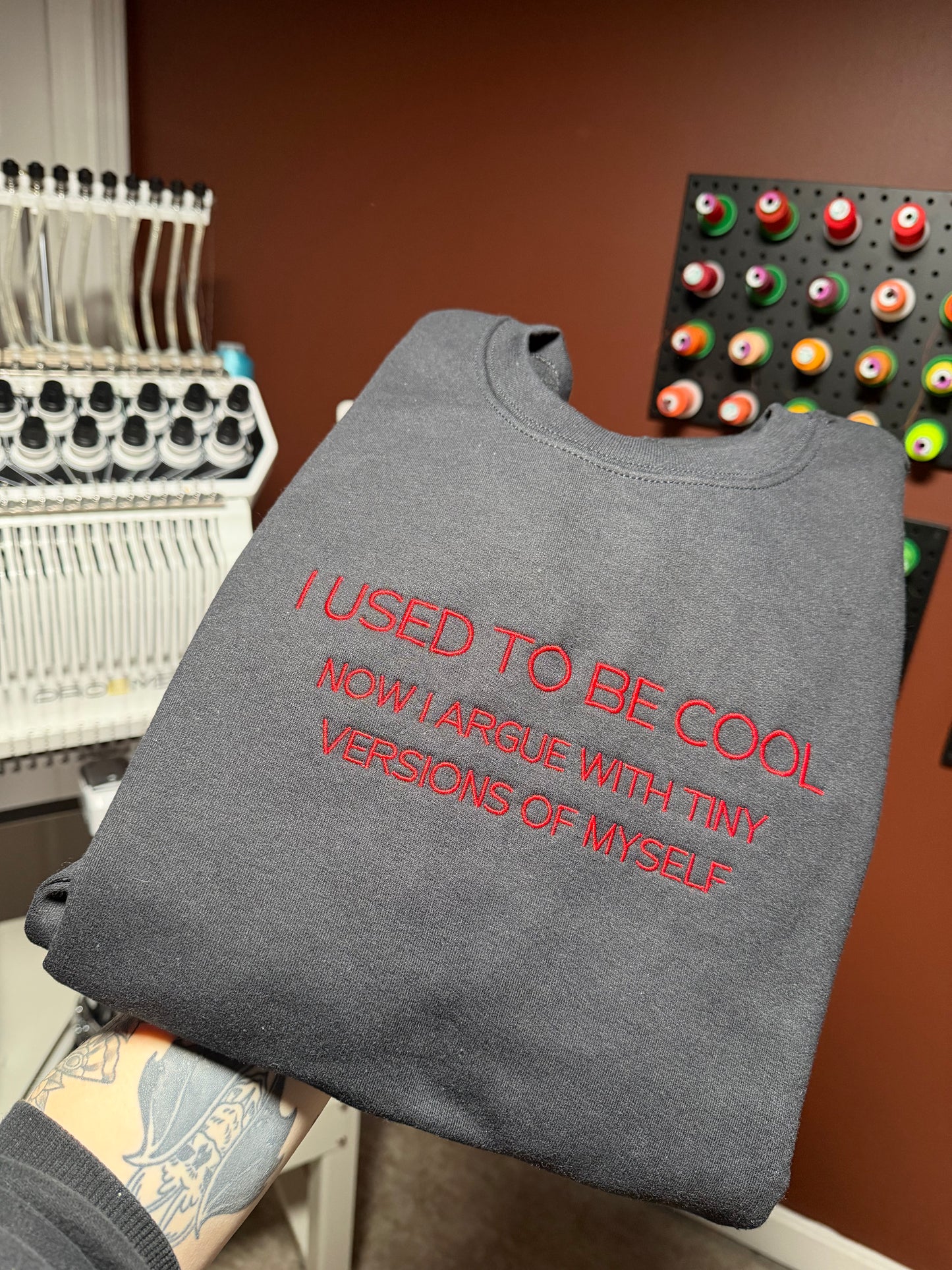 I Used To Be Cool Embroidered Sweatshirt