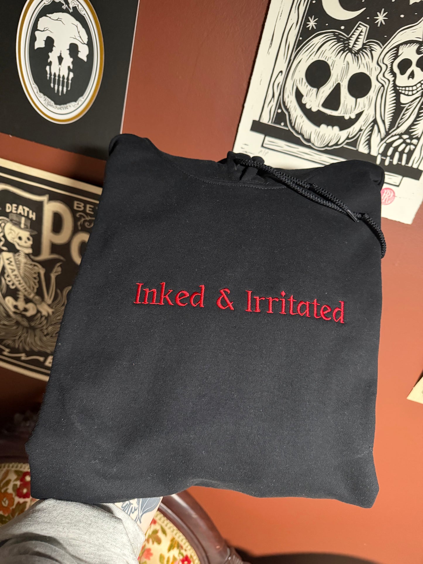 Inked & Irritated Embroidered Sweatshirt