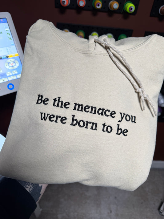 Menace Embroidered Sweatshirt