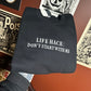 Life Hack Embroidered Sweatshirt