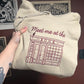 Meet Me At The Bookstore Embroidered Sweatshirt