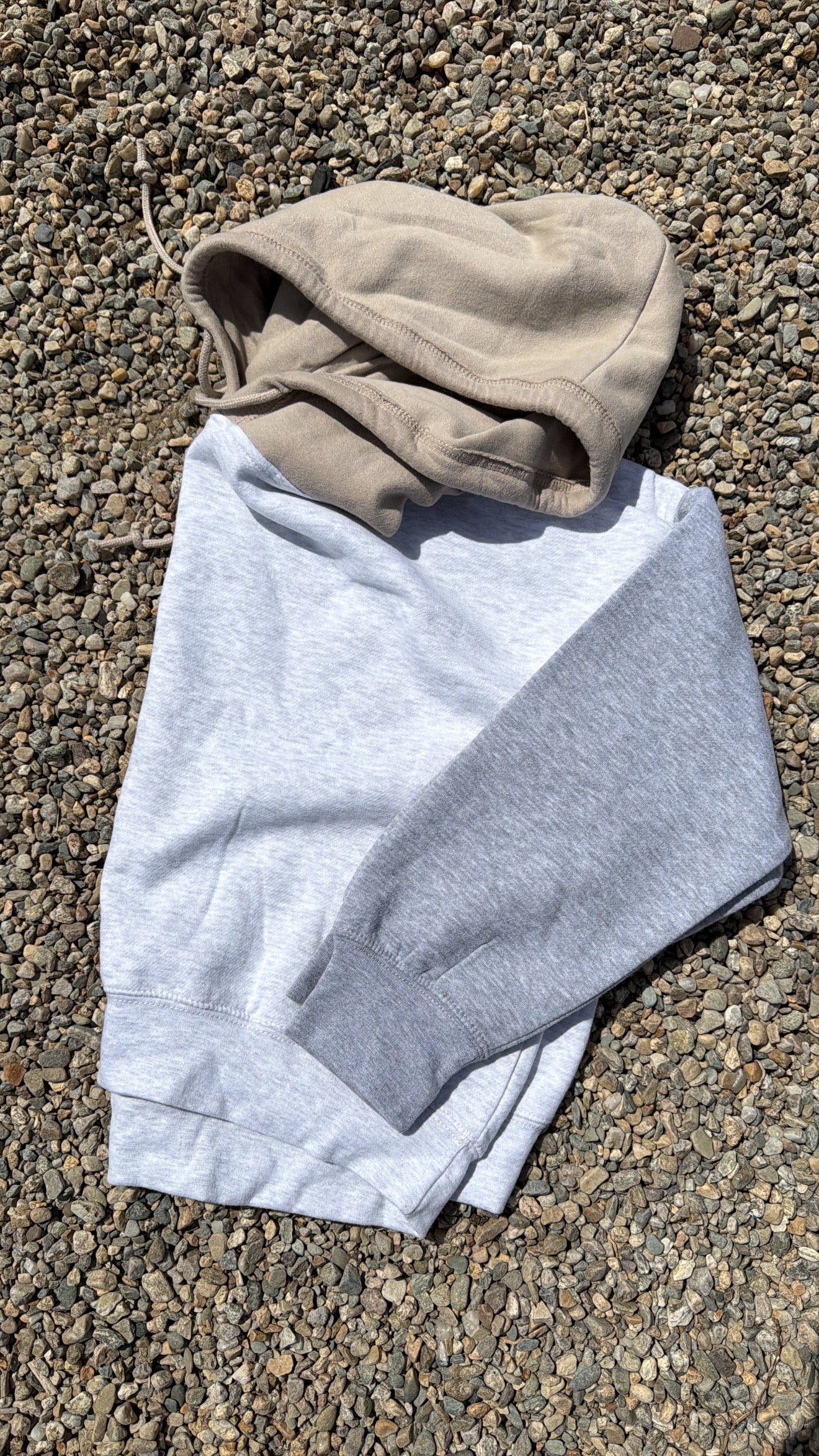 Custom Colorblock Crop Hoodie