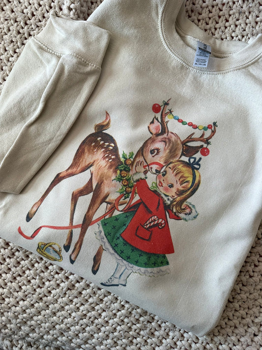 Vintage Reindeer Shirt