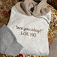 Are You Okay Crop Hoodie