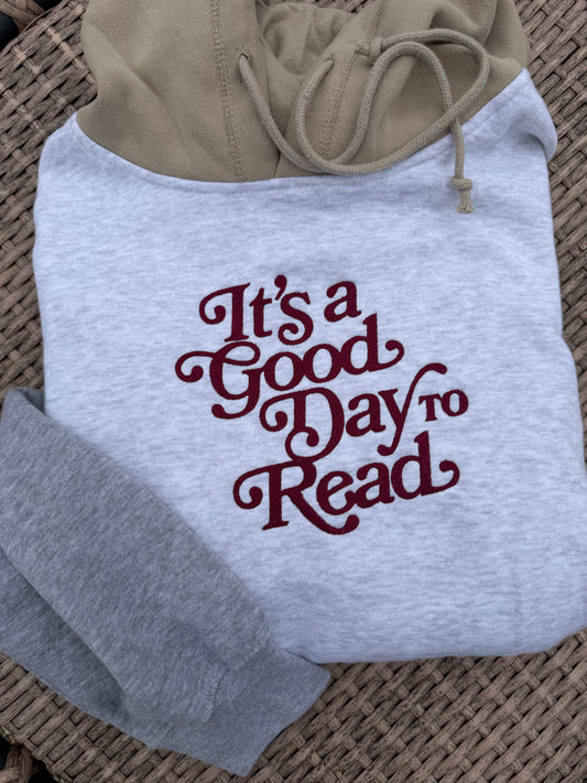 It’s A Good Day To Read Crop Hoodie