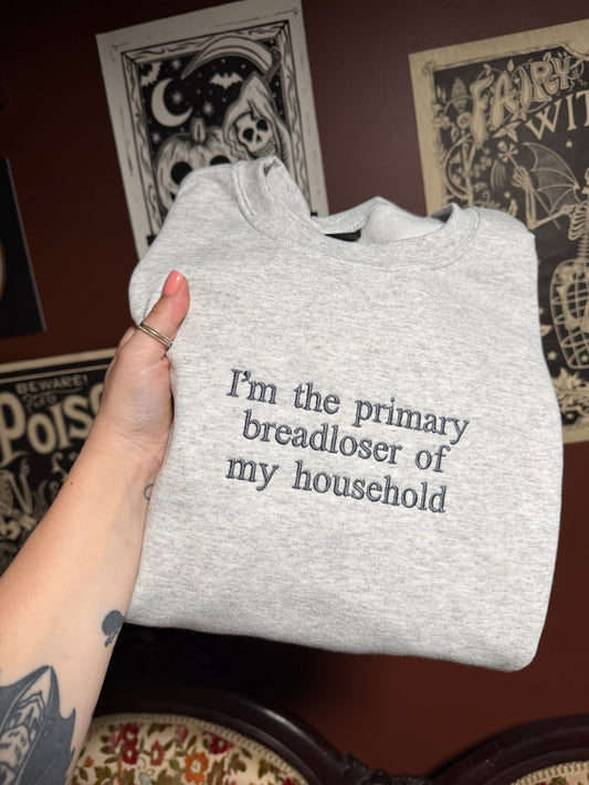 Household Embroidered Sweatshirt