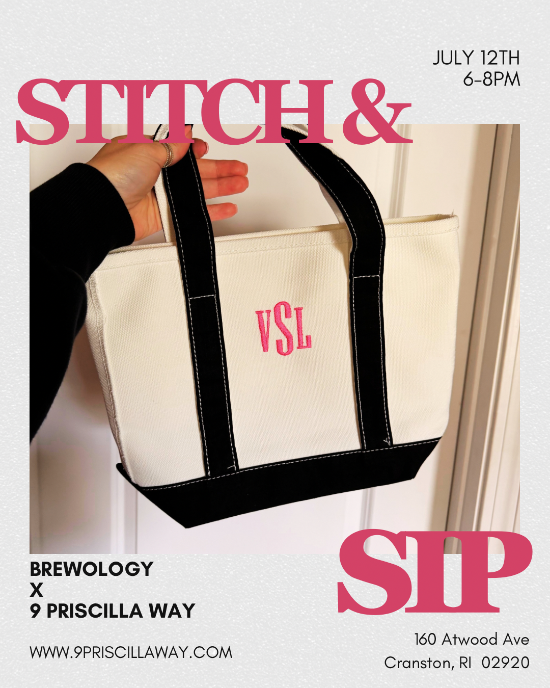 Stitch and Sip TICKET