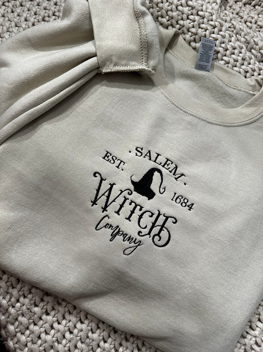 Witch Company Embroidered Sweatshirt