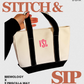 Stitch and Sip TICKET