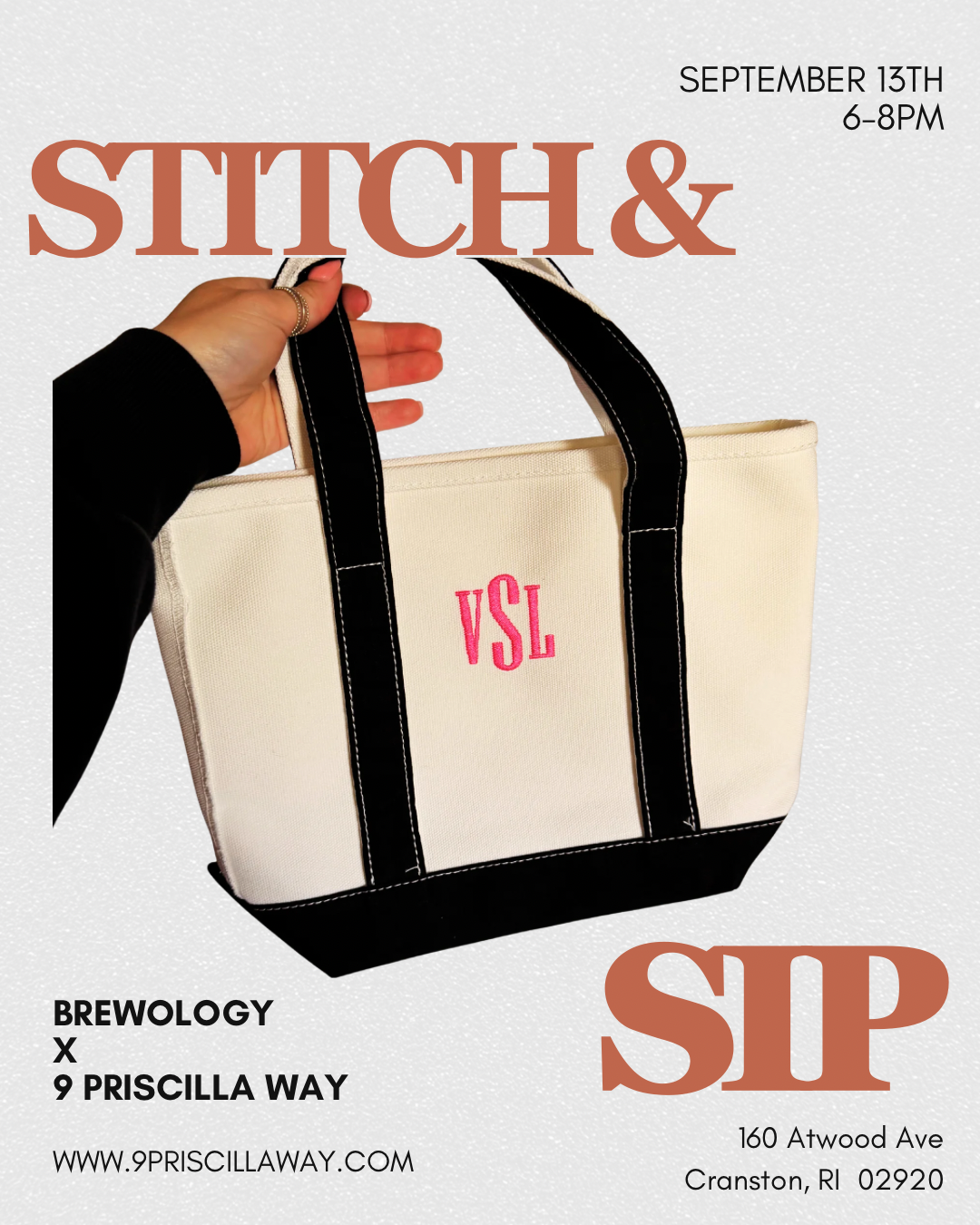 Stitch and Sip TICKET