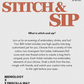 Stitch and Sip TICKET