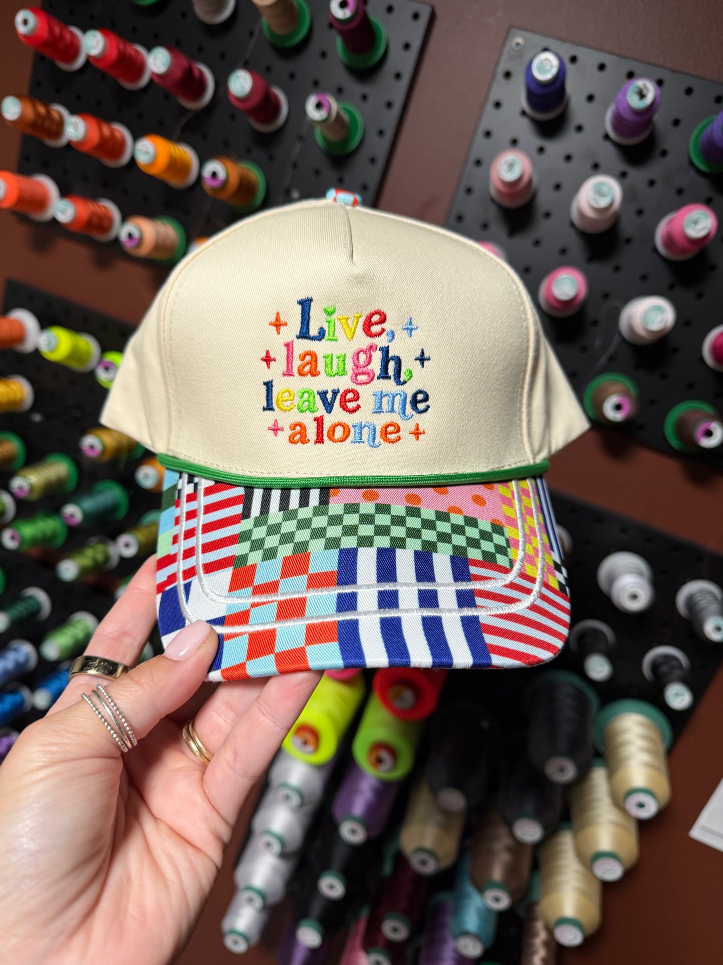 Live Laugh Hat