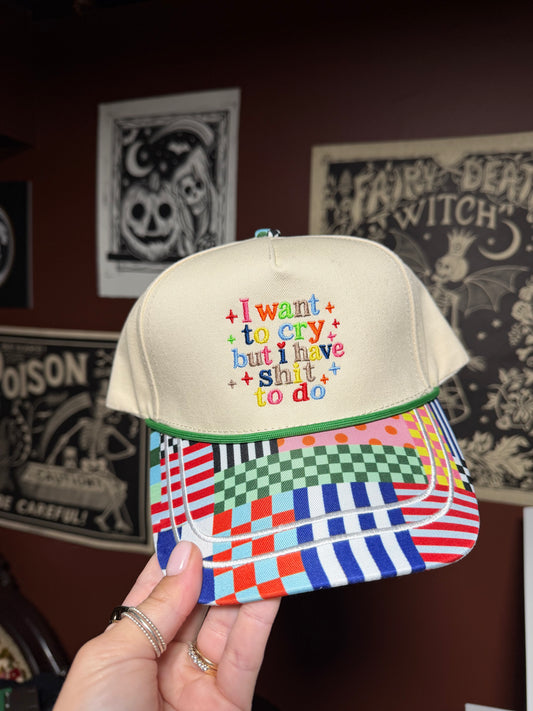 Want To Cry Hat