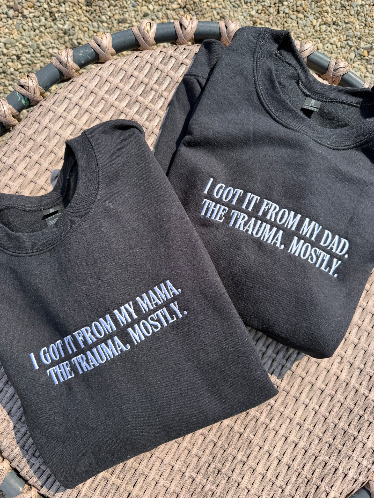 Got It From Embroidered Sweatshirt