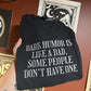 Dark Humor Embroidered Sweatshirt