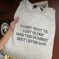 I Can’t Wait Embroidered Sweatshirt