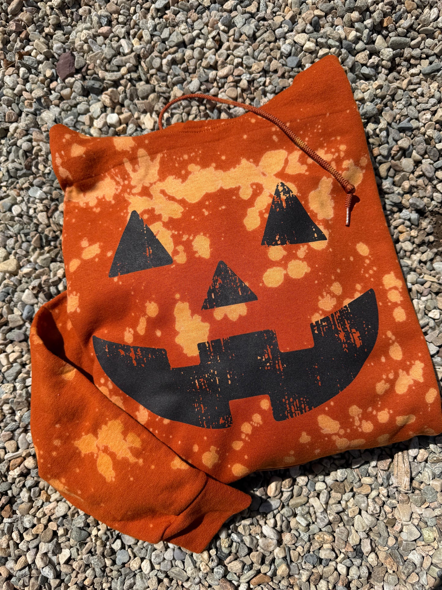 Pumpkin Bleached Sweatshirt