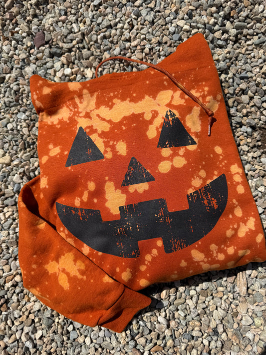 Pumpkin Bleached Sweatshirt
