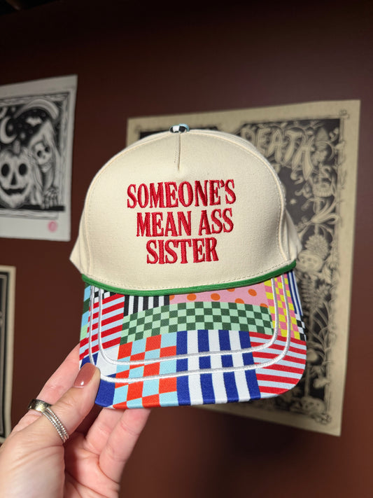 Colorful Mean Ass Sister Hat