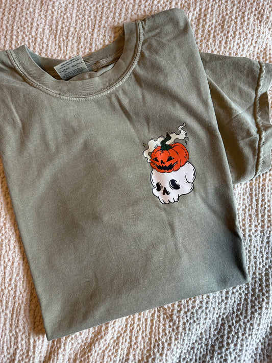 Pumpkin Skull T-shirt