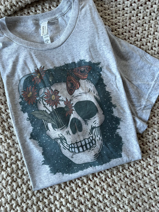 Flower Skullie Shirt