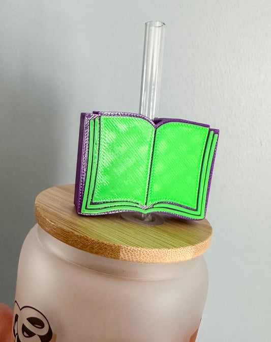 Book Straw Topper